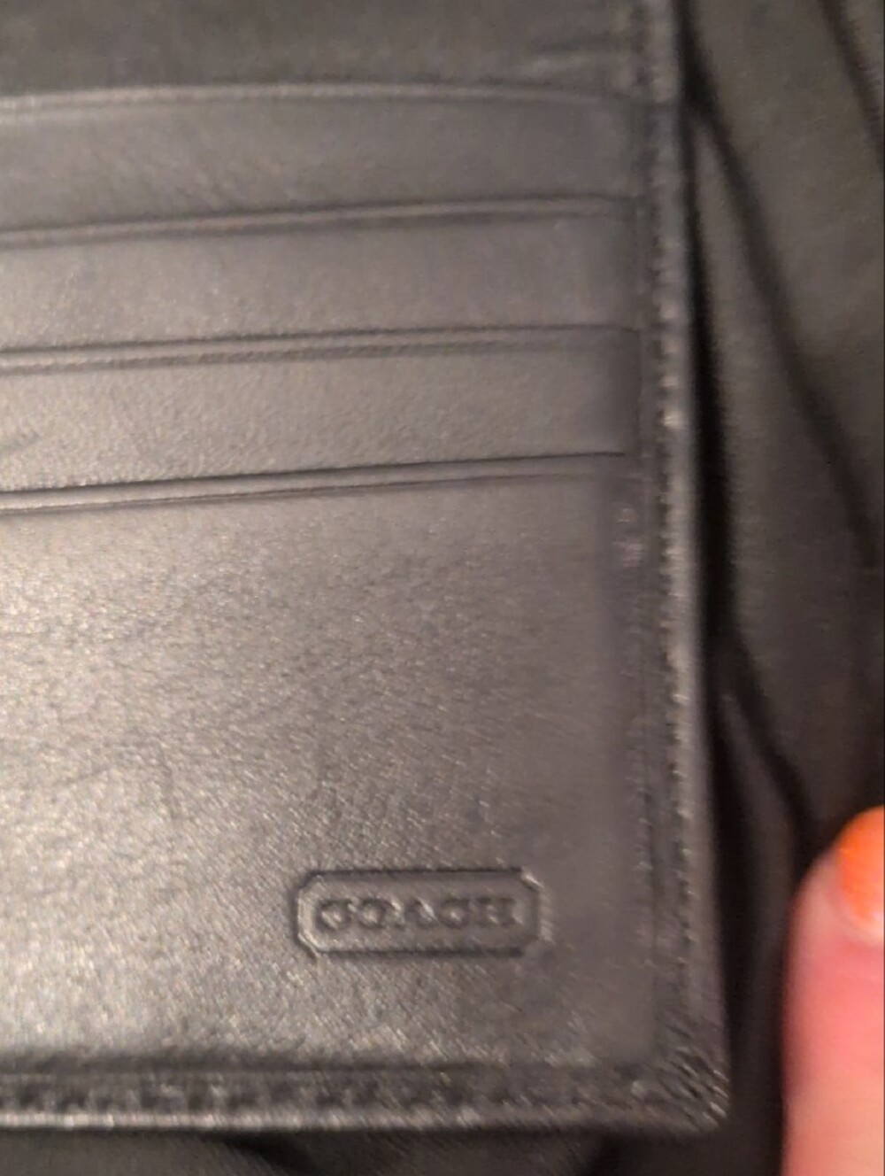 Coach Vintage Black and Tan Signature Continental Wallet - Picture 10 of 16